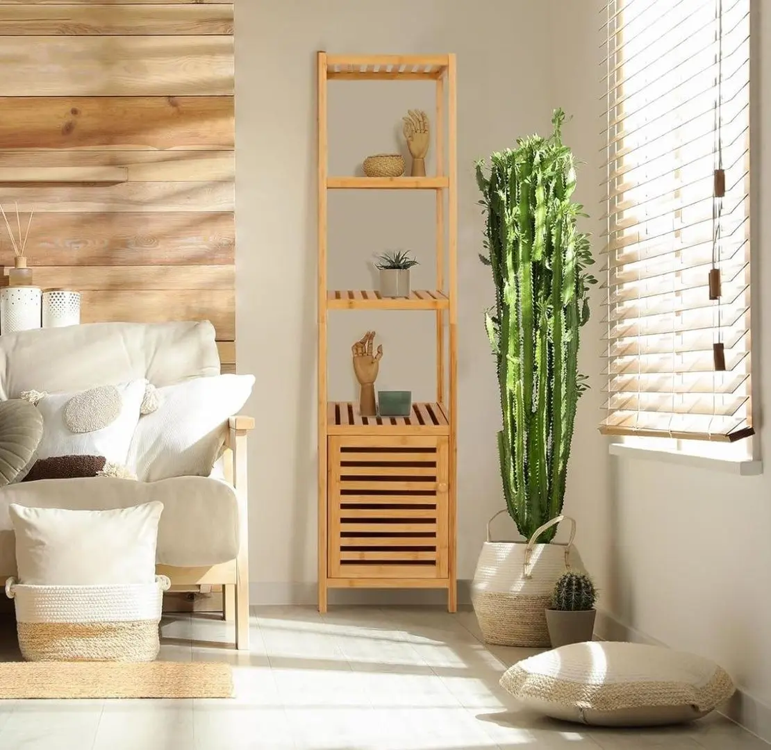 Etajera Axentia 136078 (Natural Bamboo)