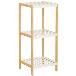 Etajera Axentia 136118 (Natural Bamboo/White) Thumb