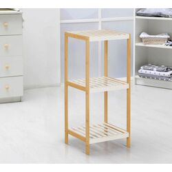 Стеллаж Axentia 136118 (Natural Bamboo/White)