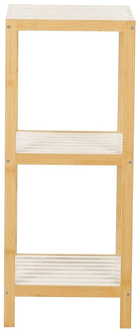 Etajera Axentia 136118 (Natural Bamboo/White)