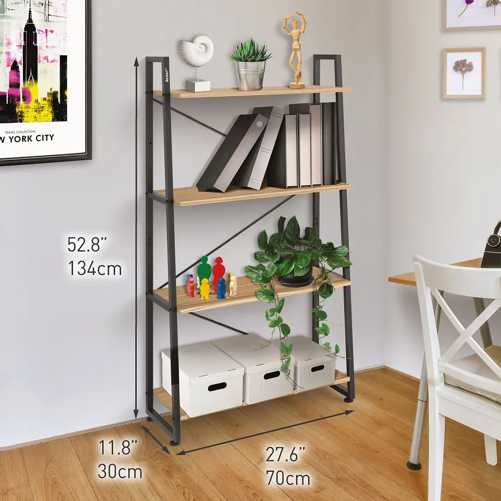 Etajera Barkan S134X4LO (Light Oak) - 2
