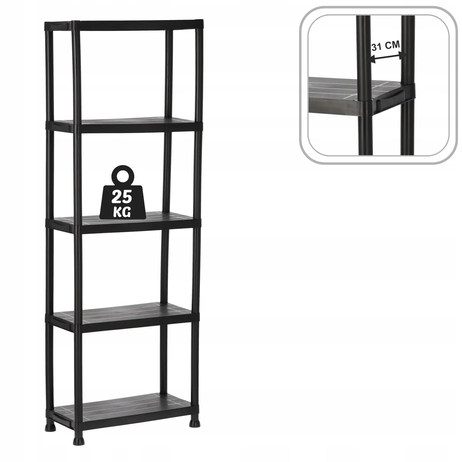 Стеллаж Chomik PWI0463 (Black) - 3