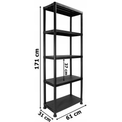 Стеллаж Chomik PWI0463 (Black) Thumb