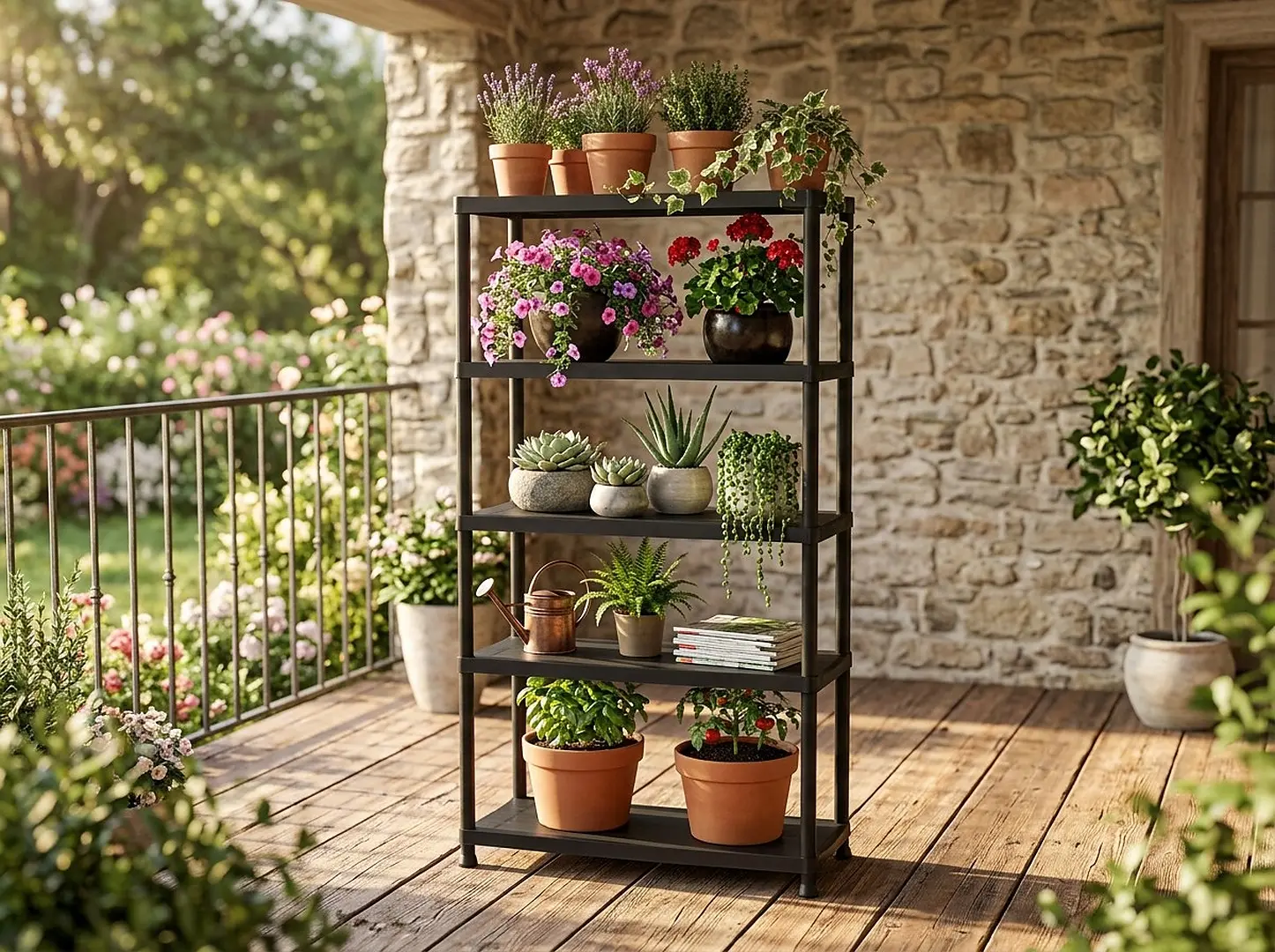 Стеллаж Chomik PWI0470 (Black)