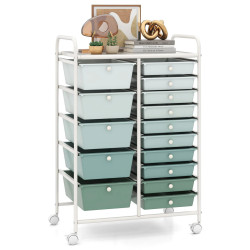 Etajera-organizator Costway HW53825QR (Green) Thumb