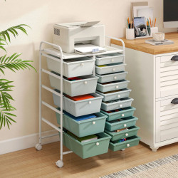 Etajera-organizator Costway HW53825QR (Green) Thumb