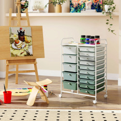 Etajera-organizator Costway HW53825QR (Green) Thumb