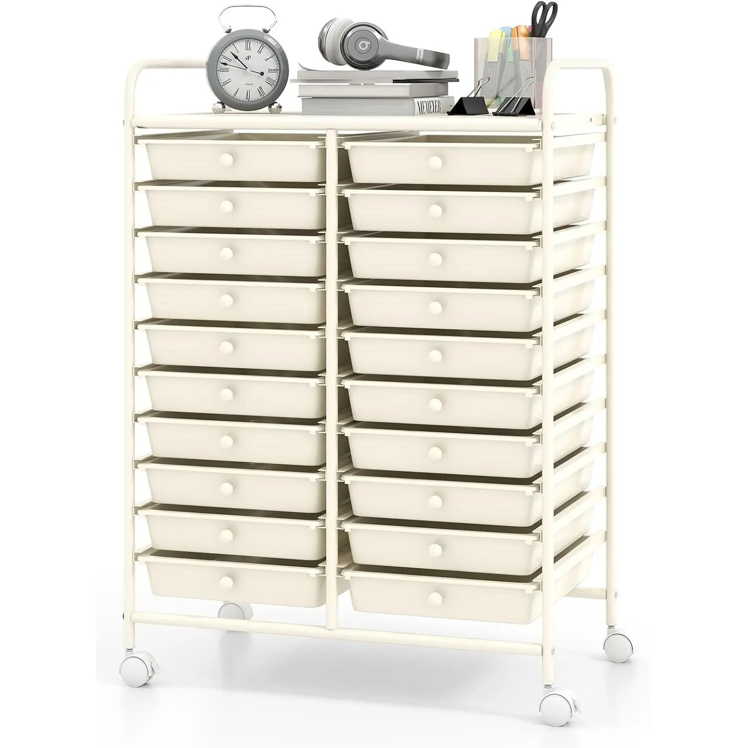 Этажерка-органайзер Costway HW56501WH (White) - 3