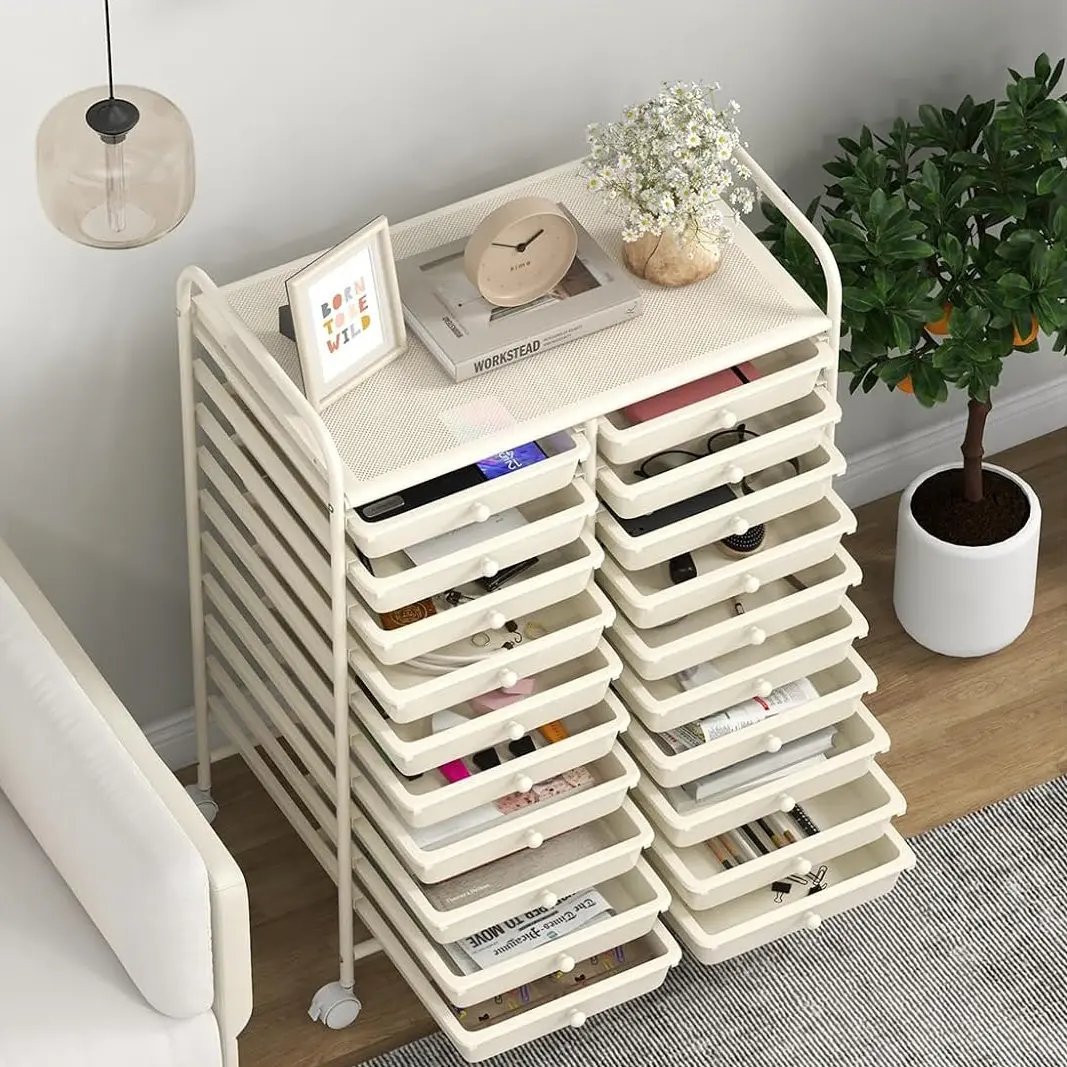 Этажерка-органайзер Costway HW56501WH (White) - 6
