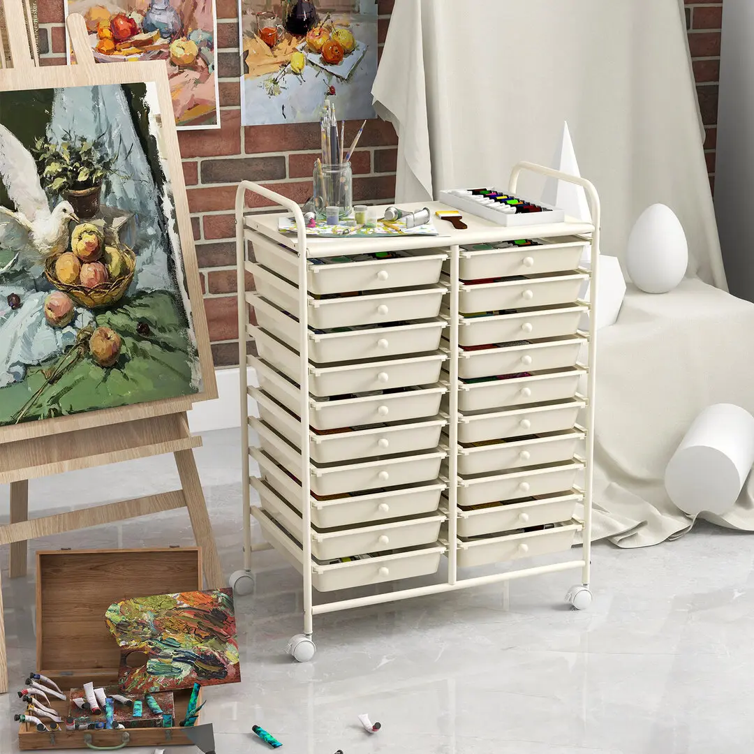 Этажерка-органайзер Costway HW56501WH (White)