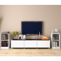 Set etajere Costway CB10441WH-2 (White)