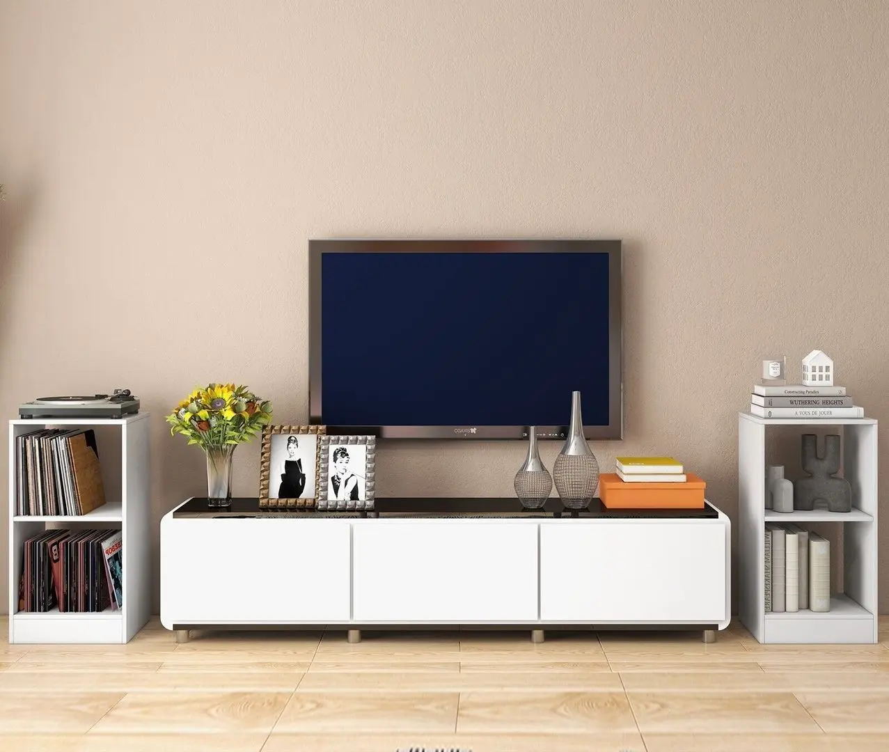 Набор стеллажей Costway CB10441WH-2 (White)