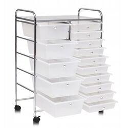 Тележка Costway HW53825CL (Transparent/Silver) Thumb