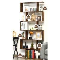 Etajera Costway CB10344CF (Coffee) Thumb