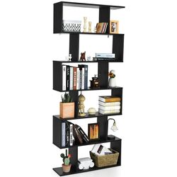 Стеллаж Costway CB10344DK (Black) Thumb