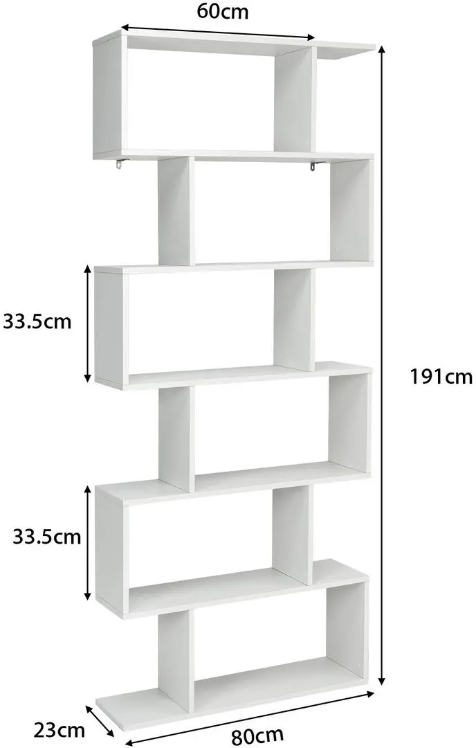 Etajera Costway CB10344WH (White) - 2