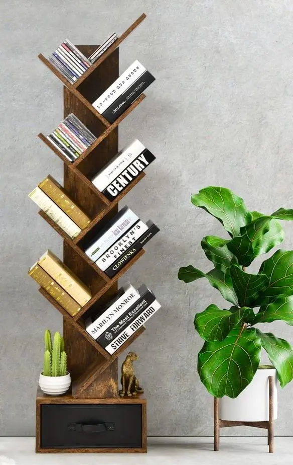 Etajera Costway CB10372CF (Brown)