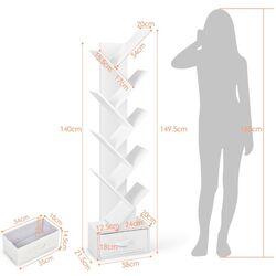 Etajera Costway CB10372WH (White) Thumb