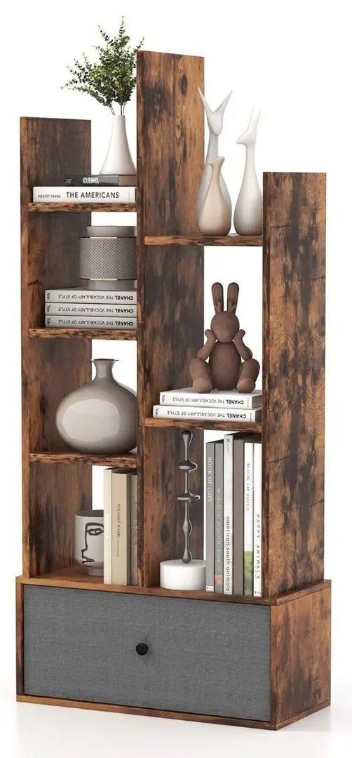 Стеллаж Costway CB10406CF (Brown) - 3