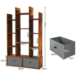 Etajera Costway CB10407CF (Brown) Thumb
