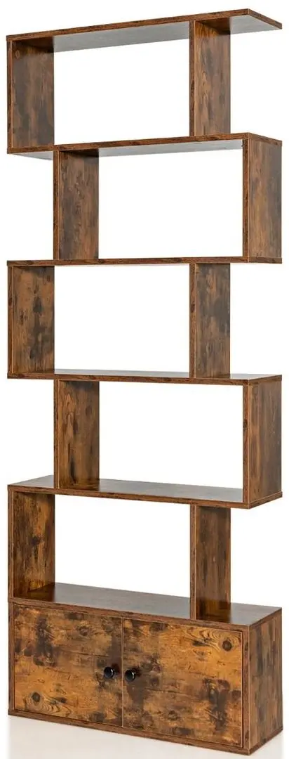 Стеллаж Costway CB10422CF (Brown)