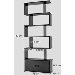 Etajera Costway CB10422DK (Black) Thumb