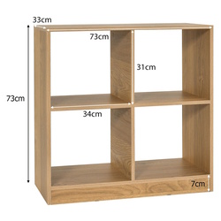 Etajera Costway CB10443NA (Natural) Thumb