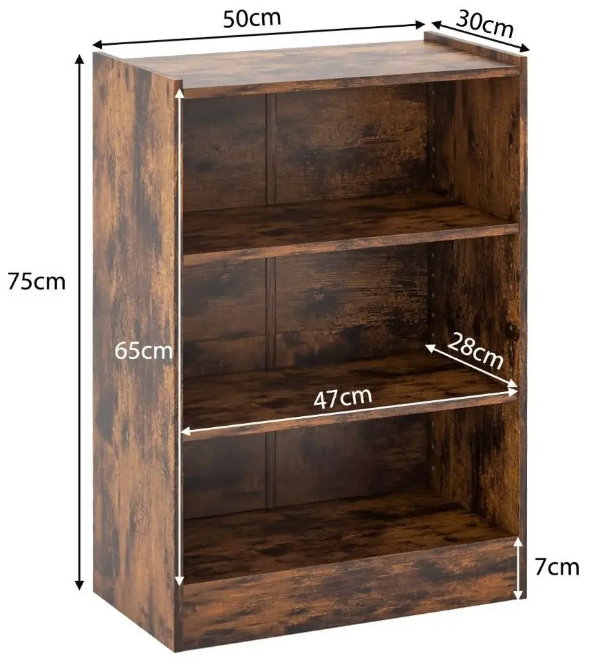 Etajera Costway CB10458CF (Brown)