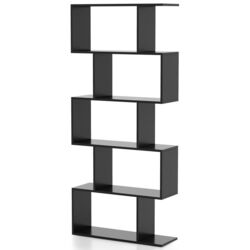 Стеллаж Costway CB10554DK (Black) Thumb