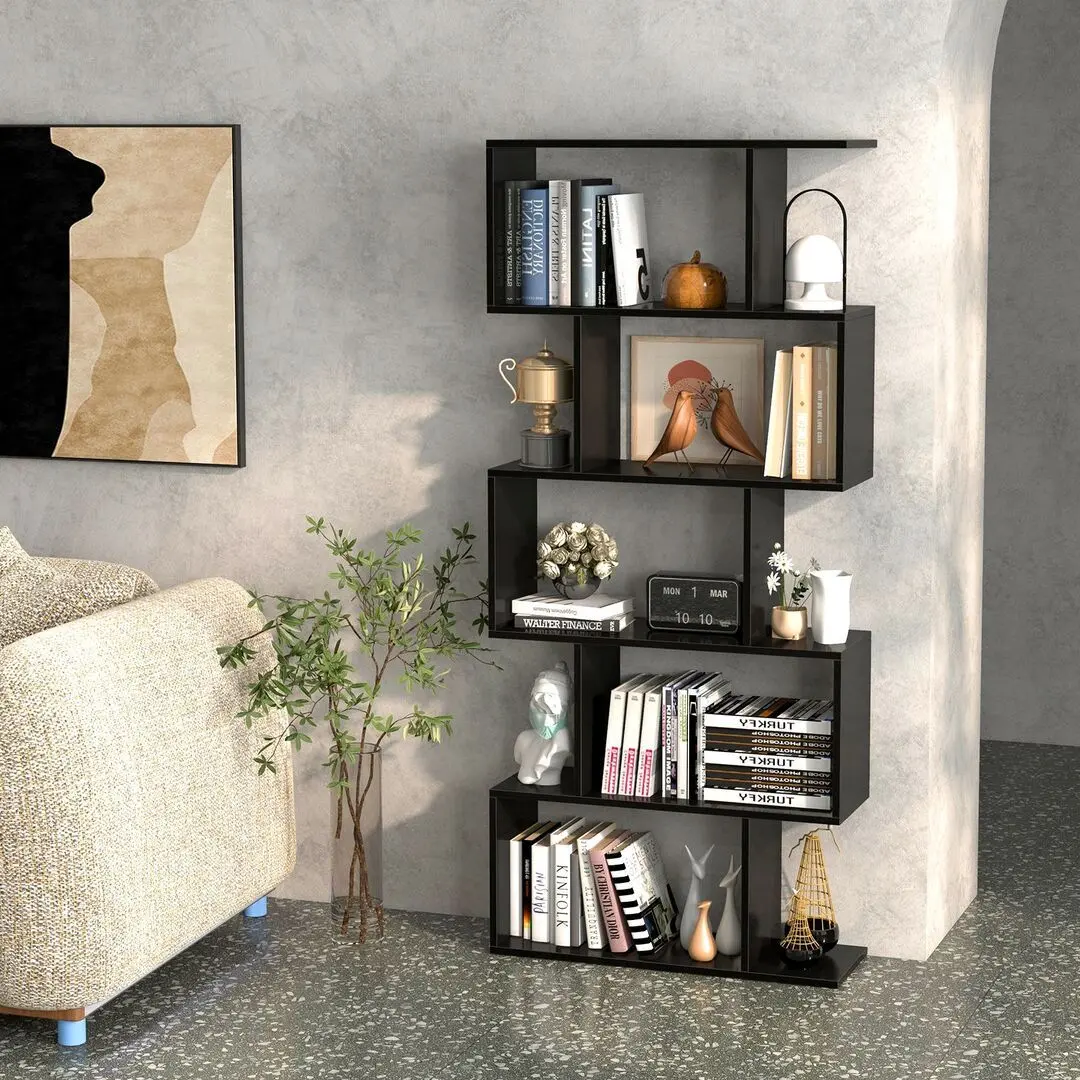 Стеллаж Costway CB10554DK (Black)