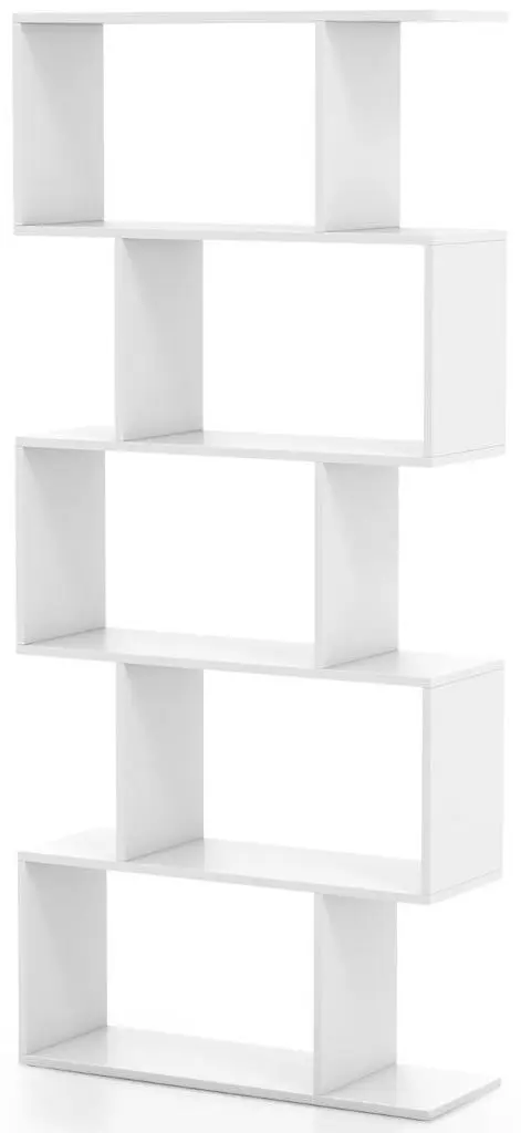 Стеллаж Costway CB10554WH (White) - 5