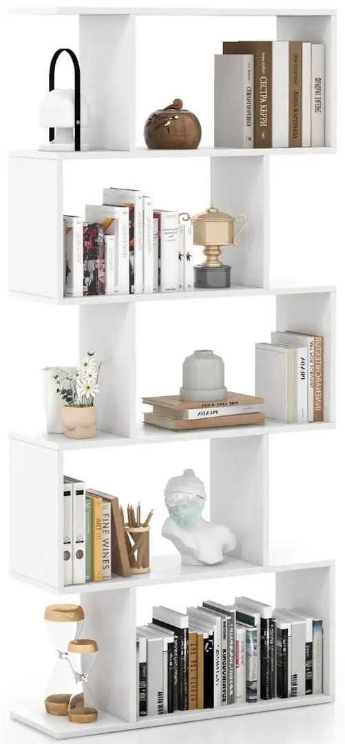 Стеллаж Costway CB10554WH (White) - 4
