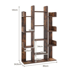 Etajera Costway CB10578CF (Brown) Thumb