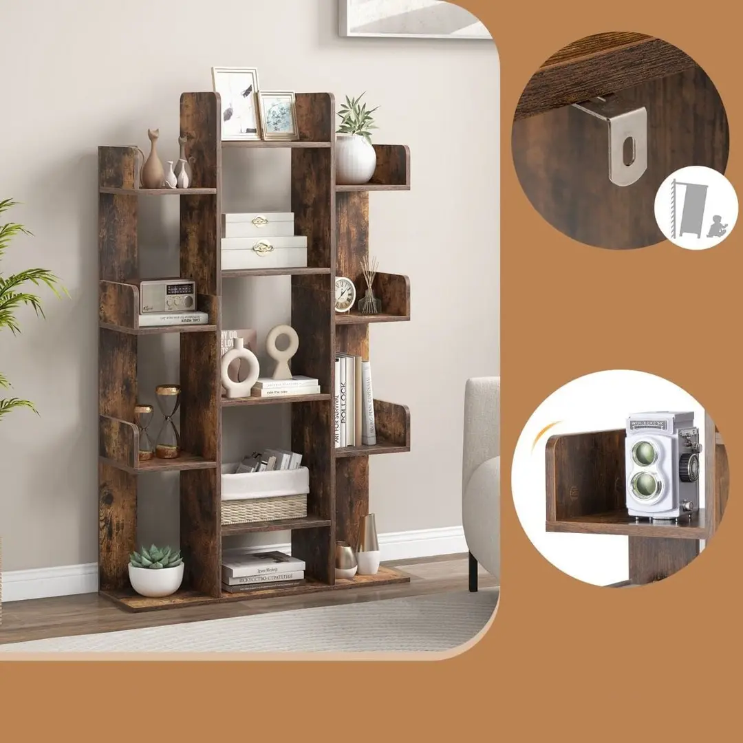 Etajera Costway CB10578CF (Brown) - 4