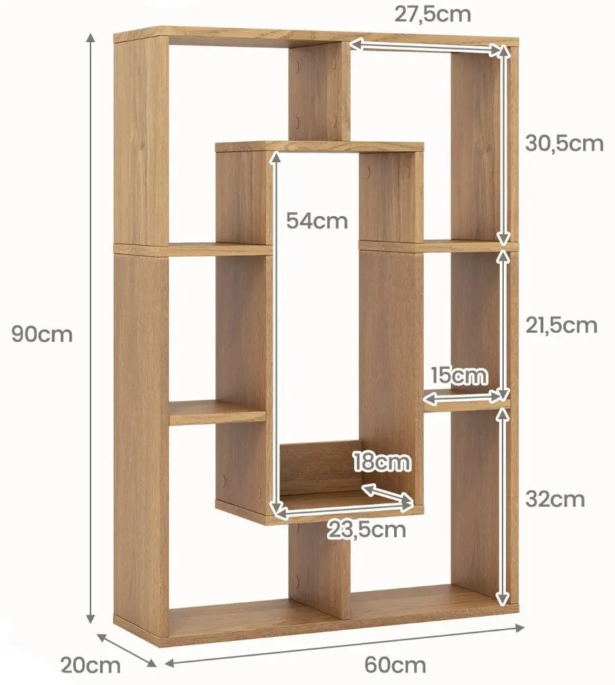 Etajera Costway CB10642NA (Natural)