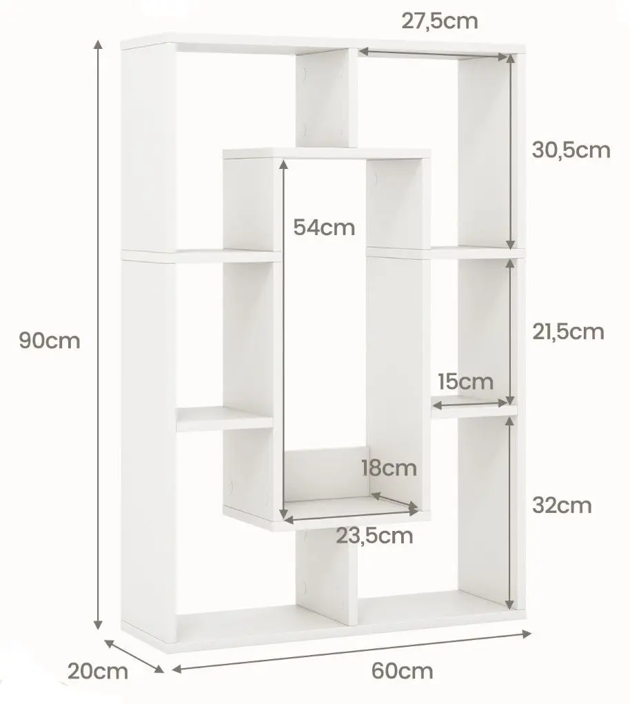 Etajera Costway CB10642WH (White)