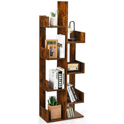 Стеллаж Costway CB10687CF (Rustic Brown) Thumb