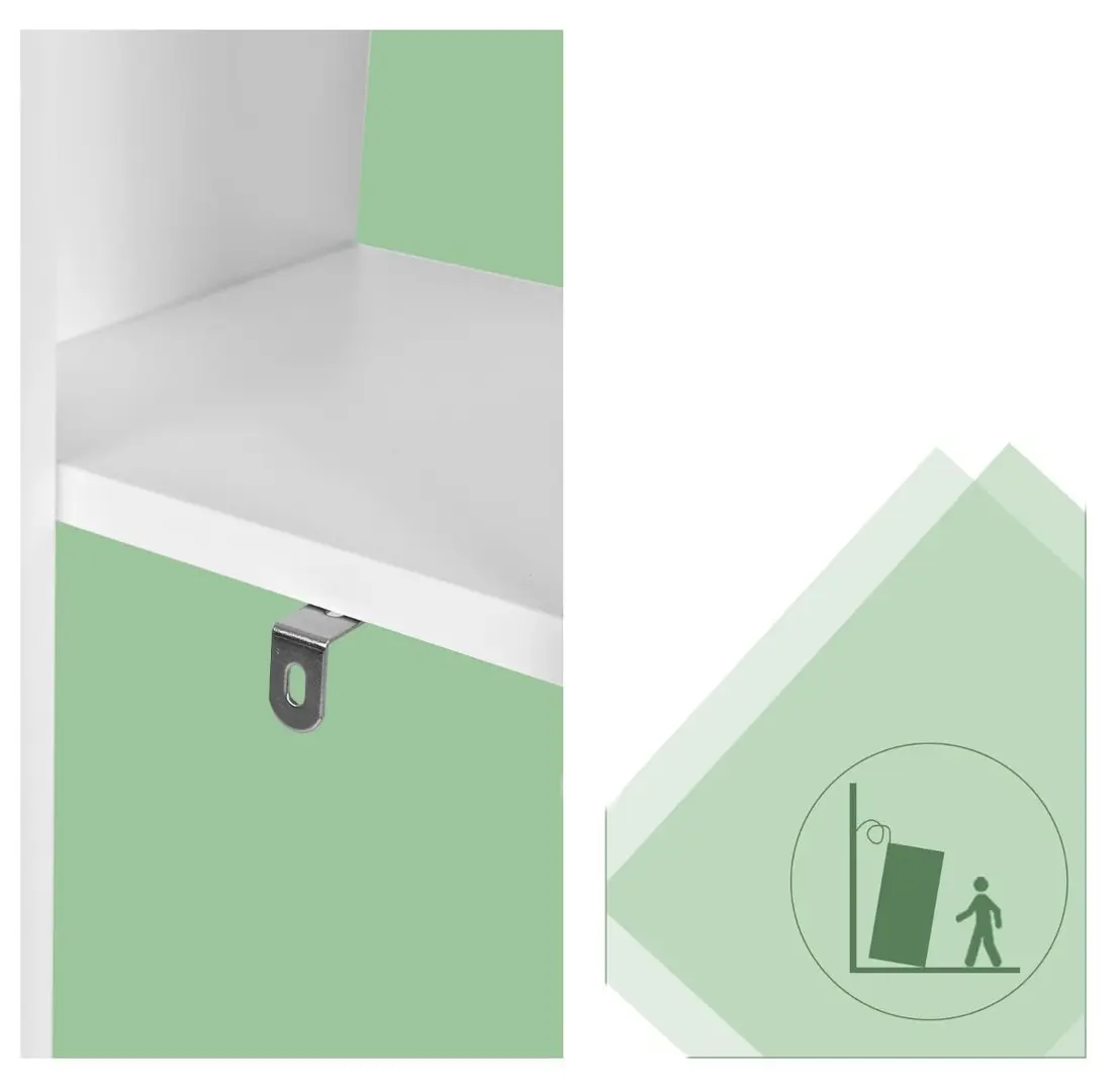 Etajera Costway CB10687WH (White)