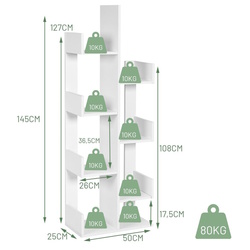 Etajera Costway CB10687WH (White) Thumb
