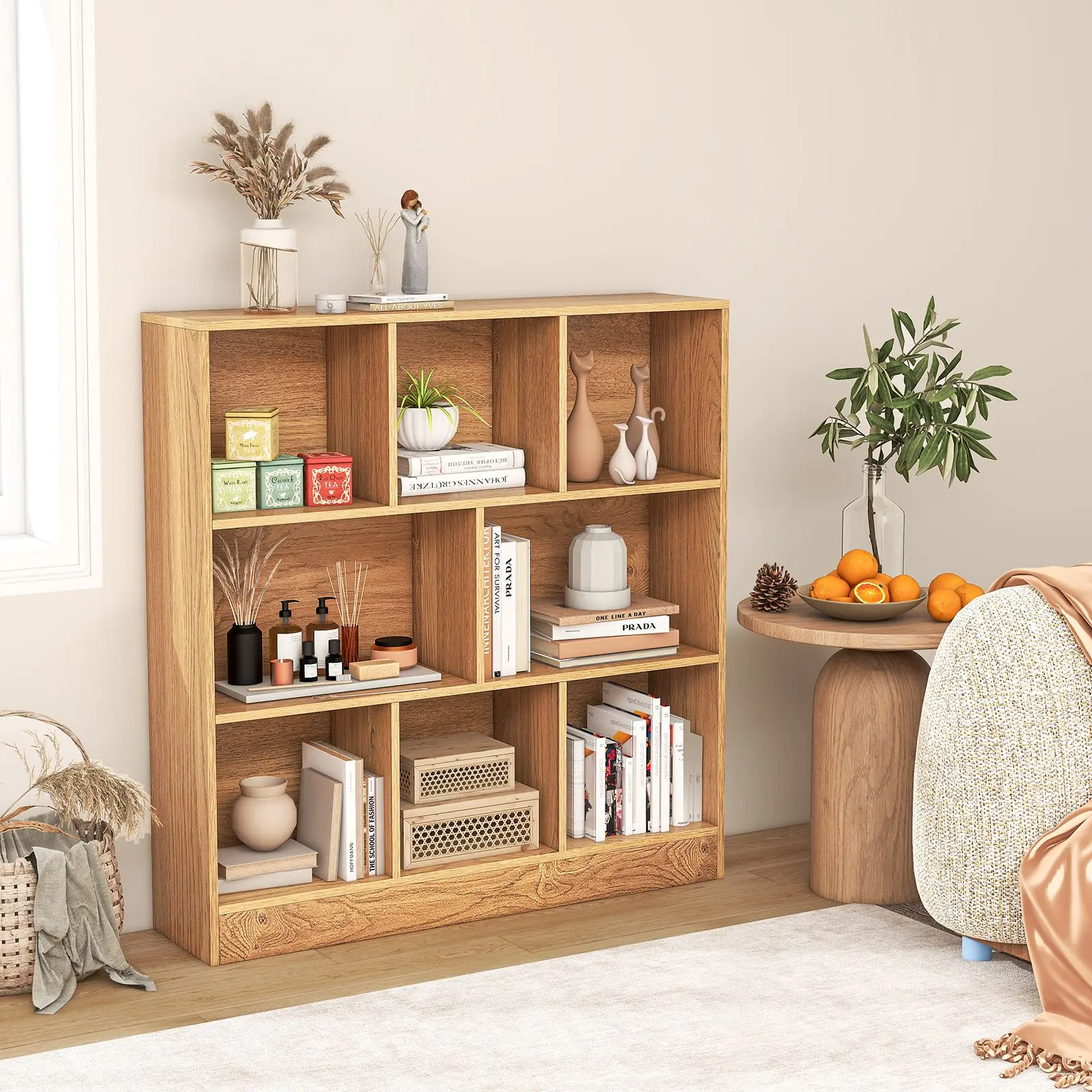 Стеллаж Costway CB10756NA (Natural)