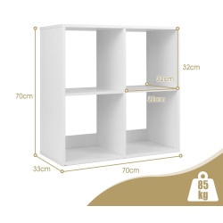 Стеллаж Costway CB10764WH (White) Thumb