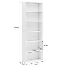 Etajera Costway CB10804WH (White) Thumb