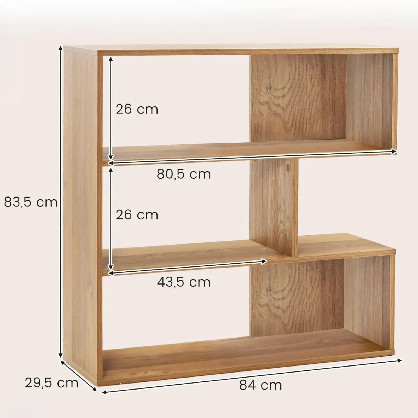 Etajera Costway CB10879NA-1 (Natural) - 3