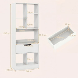 Etajera Costway CB11035WH (White) Thumb