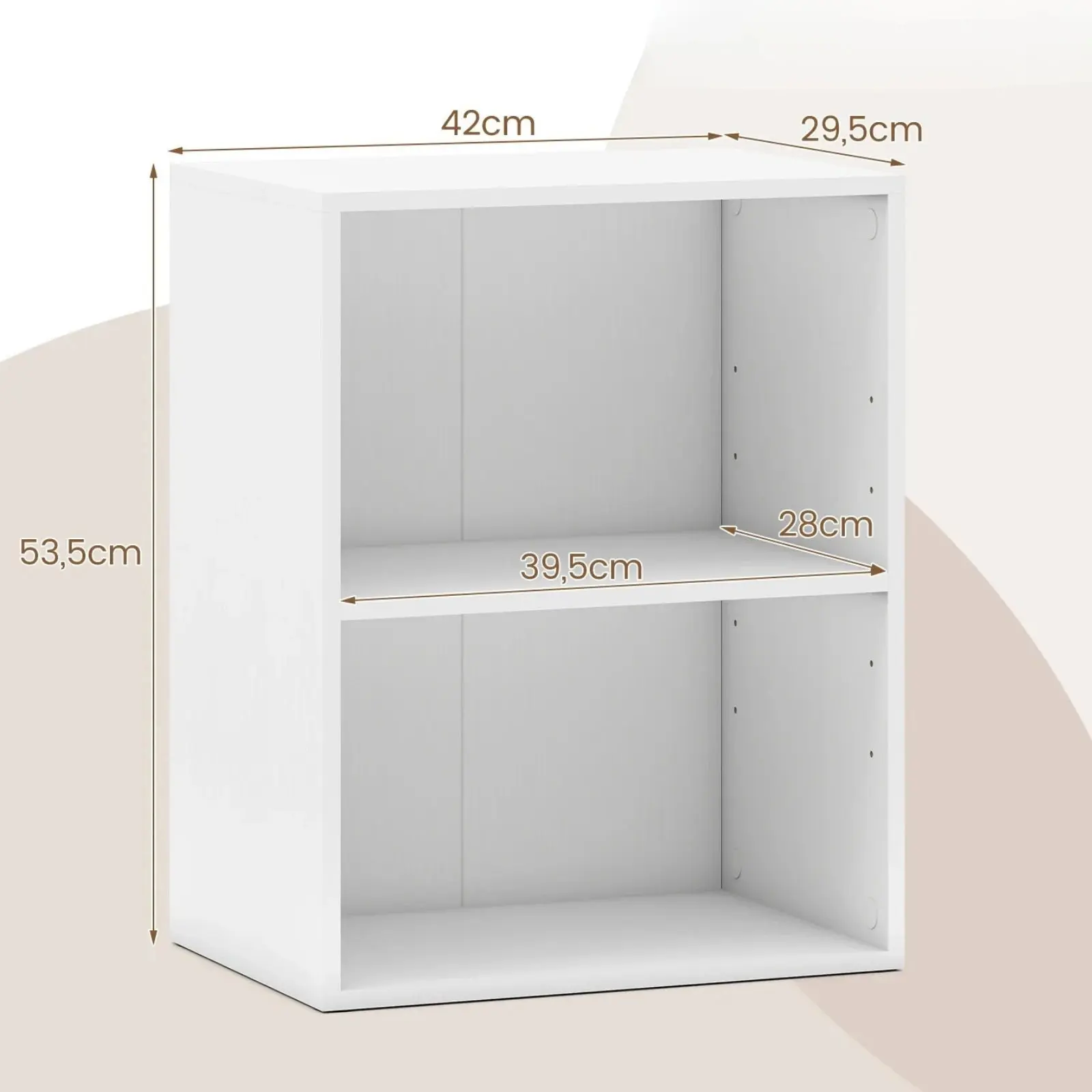 Etajera Costway CB11045WH (White) - 3