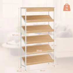 Etajera Costway CB11057NA (Natural) Thumb