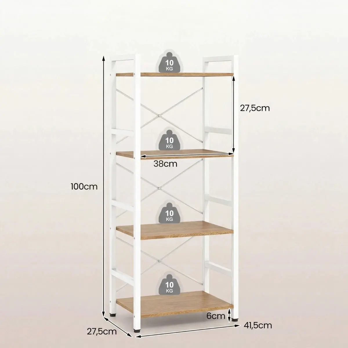 Etajera Costway CB11113NA (Natural) - 3