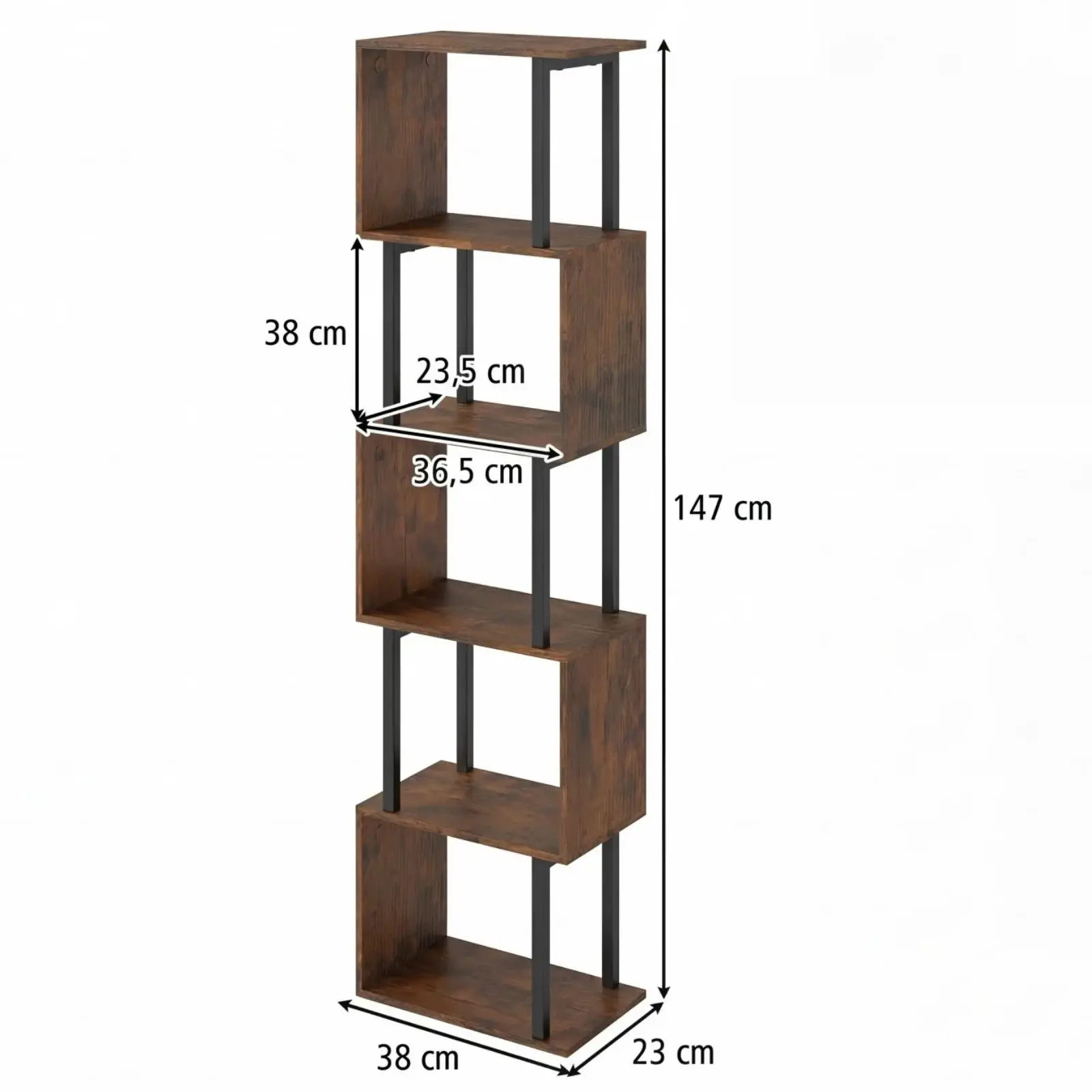 Etajera Costway CB11189CF (Brown) - 3