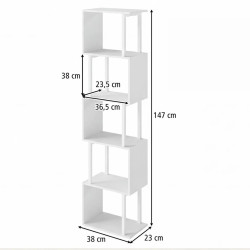 Etajera Costway CB11189WH (White) Thumb