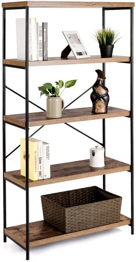 Etajera Costway HW59370CF (Brown)